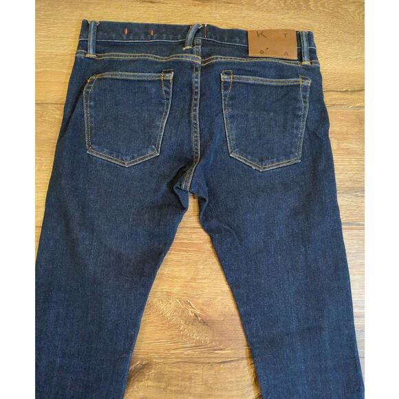 Hiroshi Kato Jeans Men's 30x30 The Needle Skinny 4-Way Selvedge Blue Denim USA - Picture 8 of 11